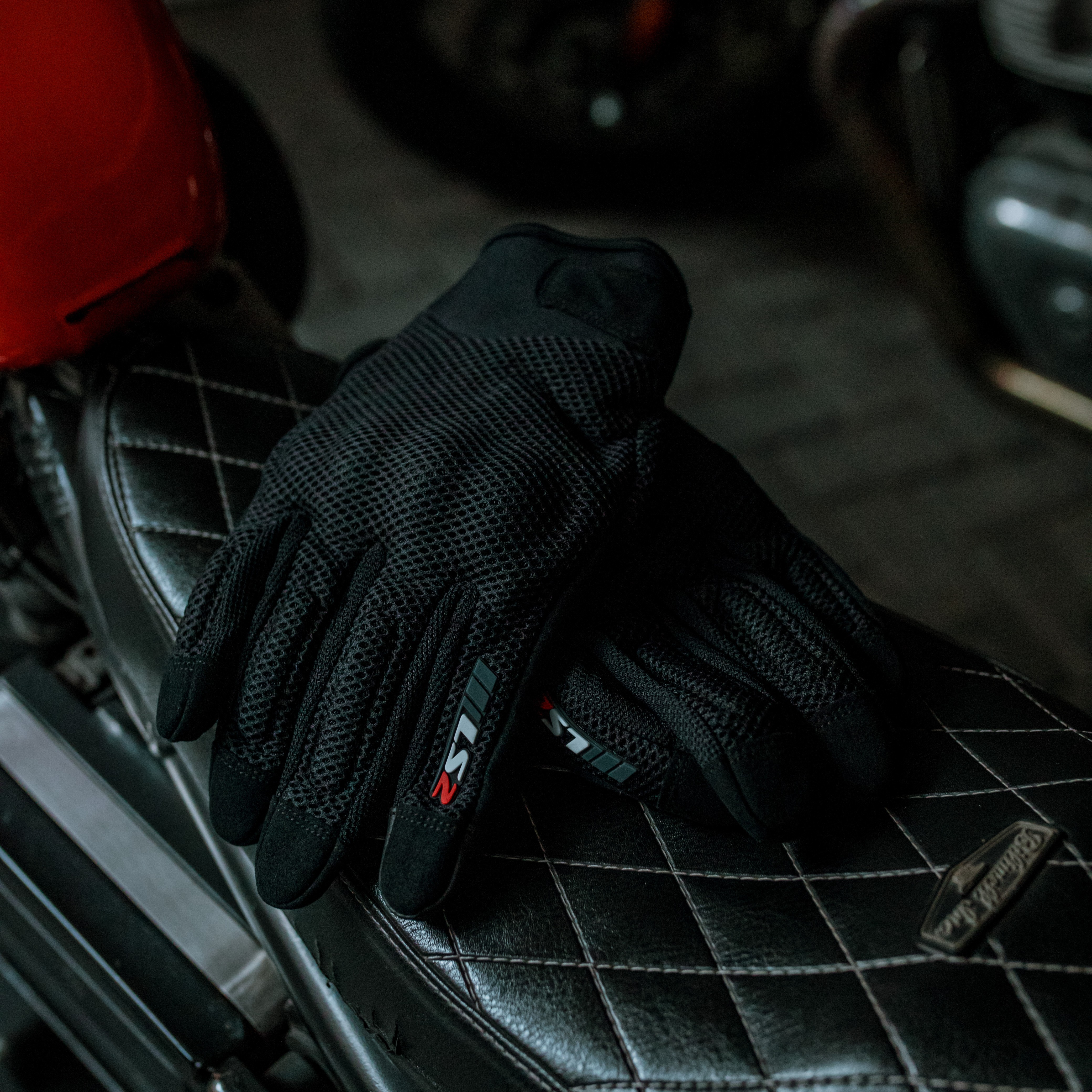 Guante LS2 Ray Mujer Negro